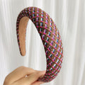 Stylish Color Block Woven Wide Headband MK2SPM6W6HBD04