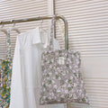 Floral Canvas Tote Bag - DippedShop Wholesale - #2403