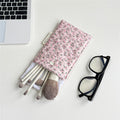 Floral Quilted Cosmetic Bag - DippedShop Wholesale - #7875