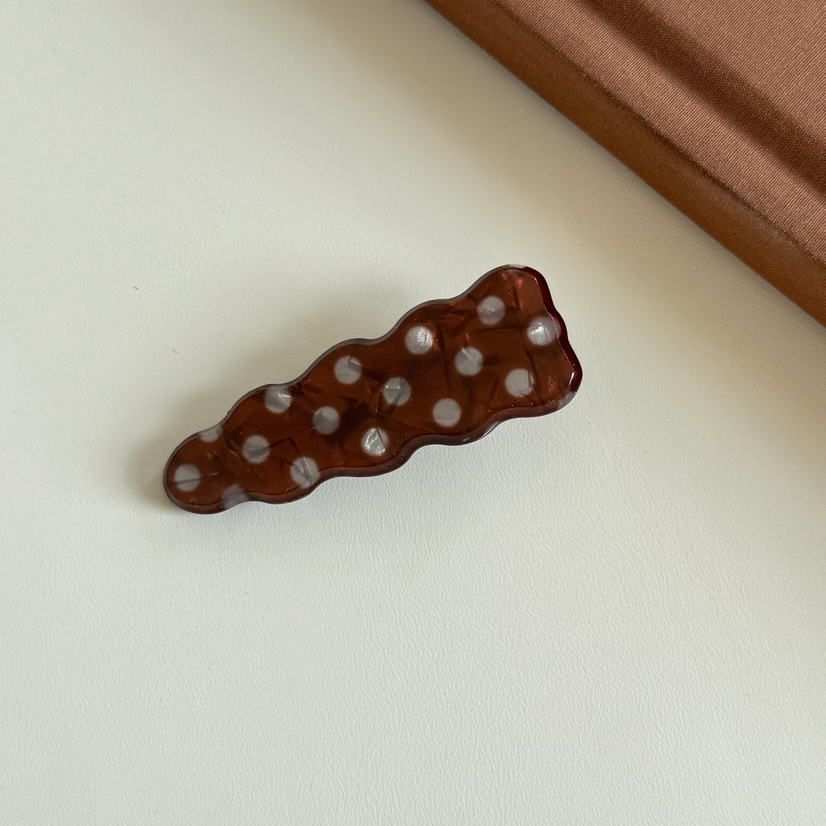 Simple Polka Dots Acetate Hair Claw Clip MK2PPIM6W6HCP1268