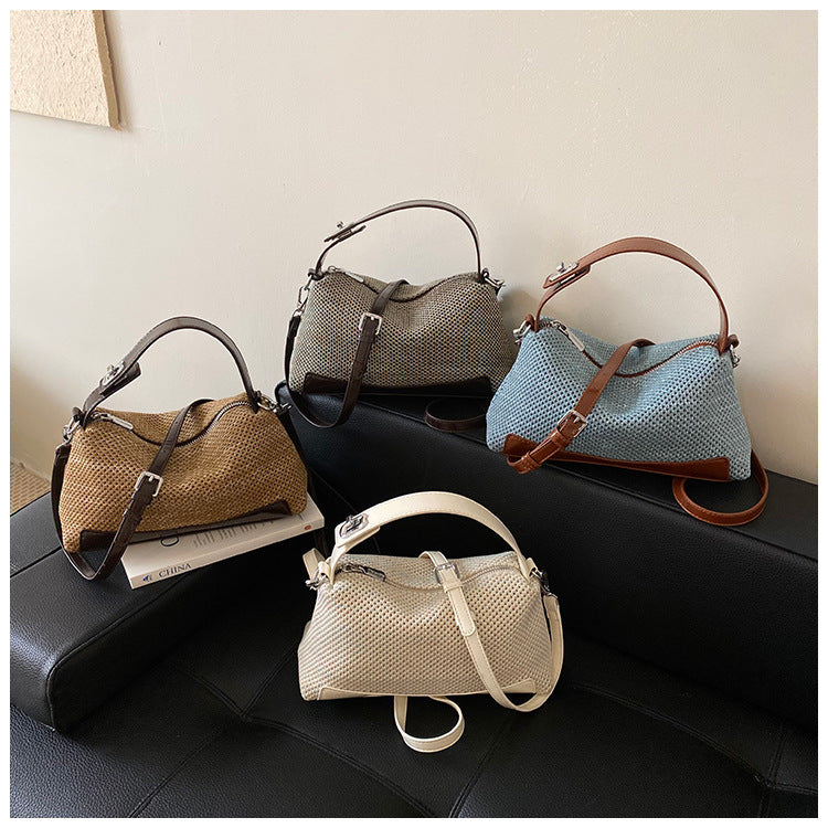 Minimalist Woven Lightweight Shoulder Bag 6W10BBG1857