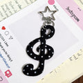 Cute Polka Dots Star Music Note Keychain Bag Charm 6W10BBC732