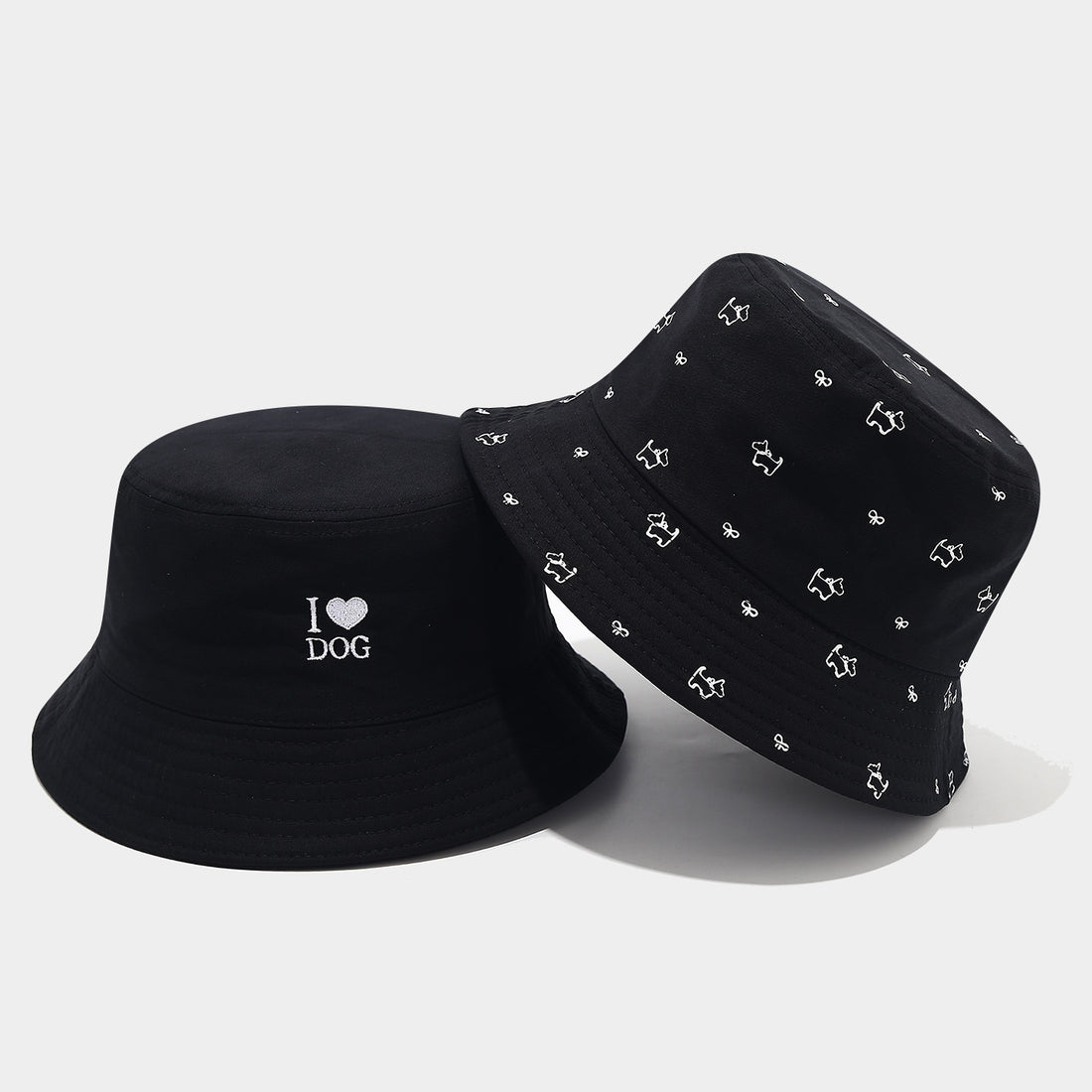 Reversible Embroidered Bucket Hats - DippedShop Wholesale - #8803