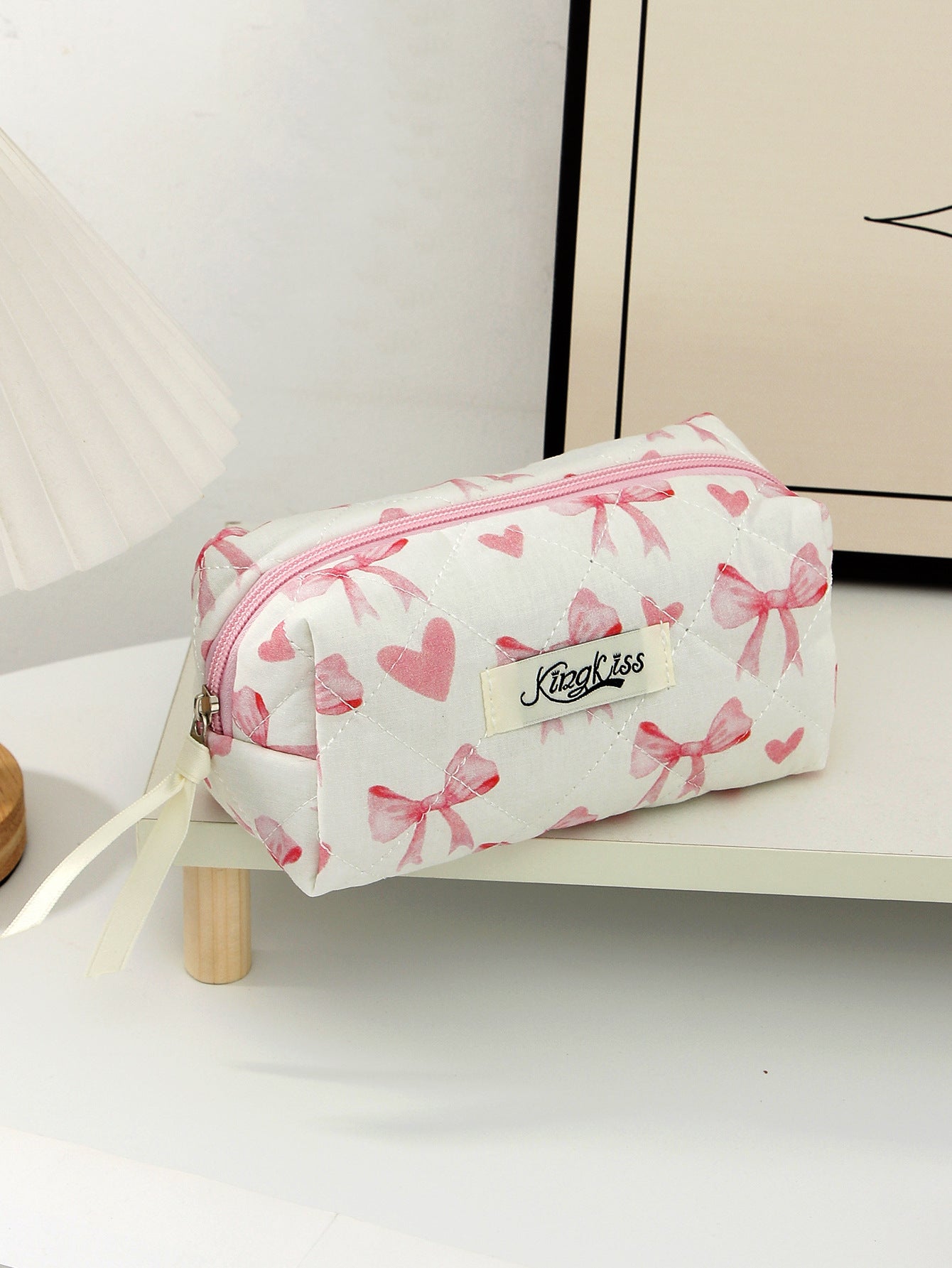 Quilted Cosmetic Bag - DippedShop Wholesale - #7491