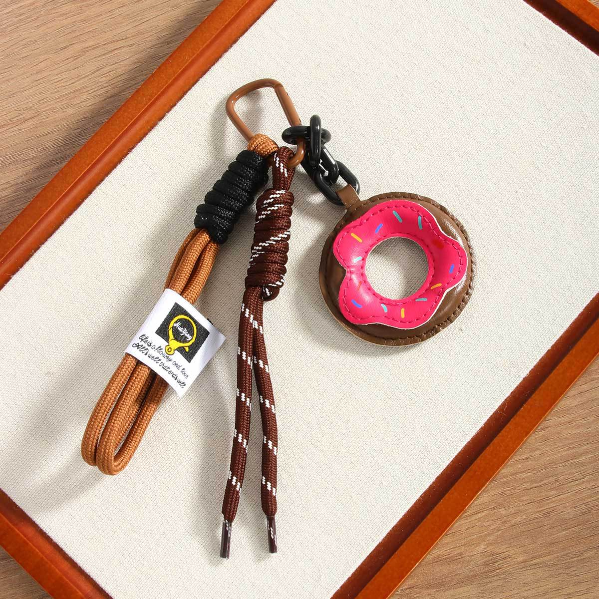 Leather Braided Bag Charm - DippedShop Wholesale - #3763
