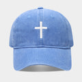 Solid Cross Embroidery Baseball Cap - DippedShop Wholesale - #1923