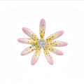 Stylish 3D Rhinestones Daisy Hair Clips 6W6HCP1227