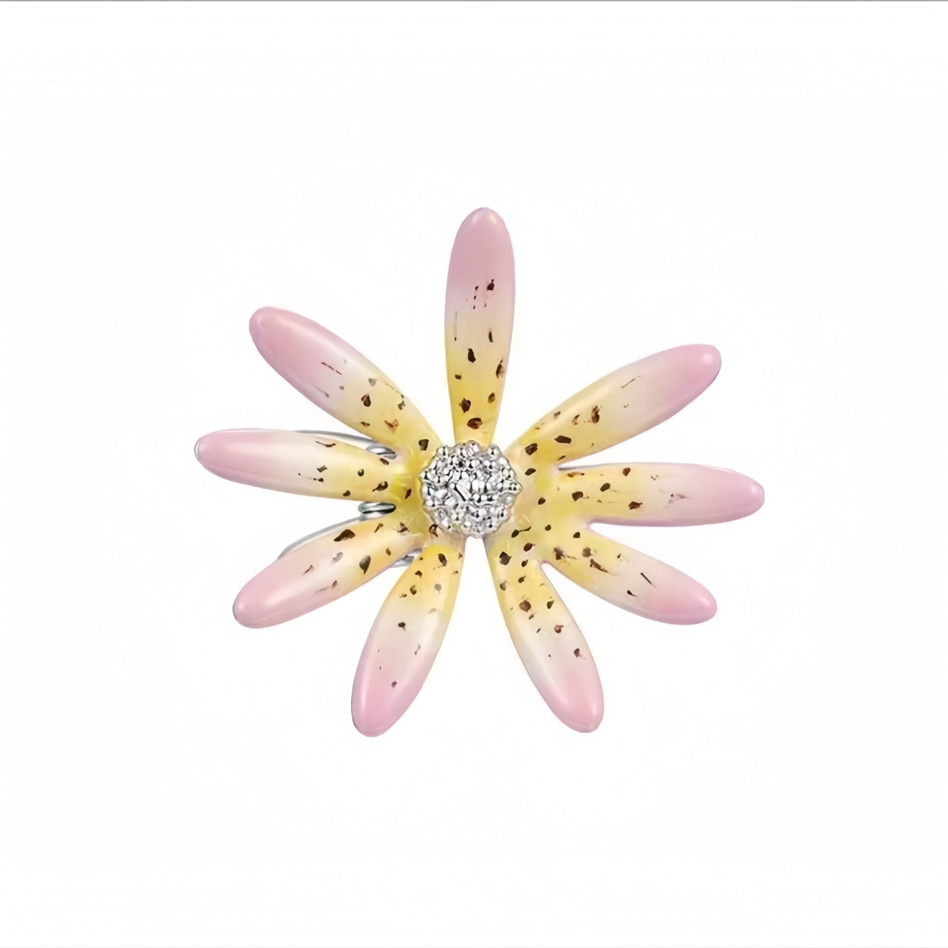 Stylish 3D Rhinestones Daisy Hair Clips 6W6HCP1227