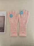 3D Flower Knit Gloves - DippedShop Wholesale - #5715