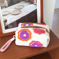 Sweet Plush Heart Large Capacity Cosmetic Bag 6S5CO114