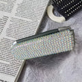 Mini Rhinestone Folding Hair Brush with Mirror 6C5CB163