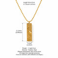 Vintage Rhinestone Gold Plated Pendant Necklace 6W6JNC640