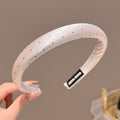 Sweet Polka Dots Satin Thin Headband MK2SPM6W6HBD13