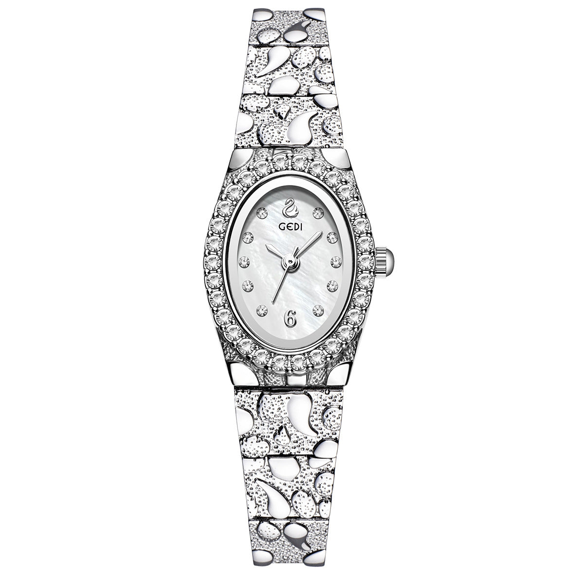 Rhinestone Analog Dress Watch - DippedShop Wholesale - #9795