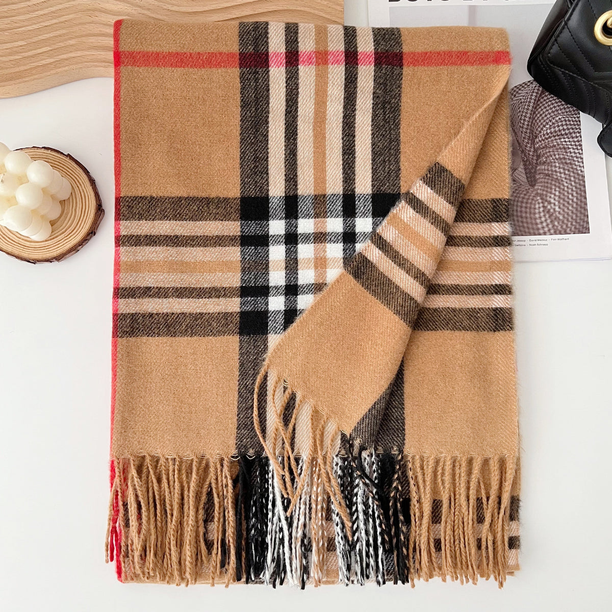 Classic Plaid Thicken Warm Winter - DippedShop Wholesale - #0211