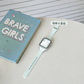 Slim Solid Color Silicone Magnetic Watch Band 6W6JWA126