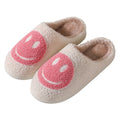 Cute Cartoon Smile Fuzzy Plush Winter Slippers 6W8FSP240