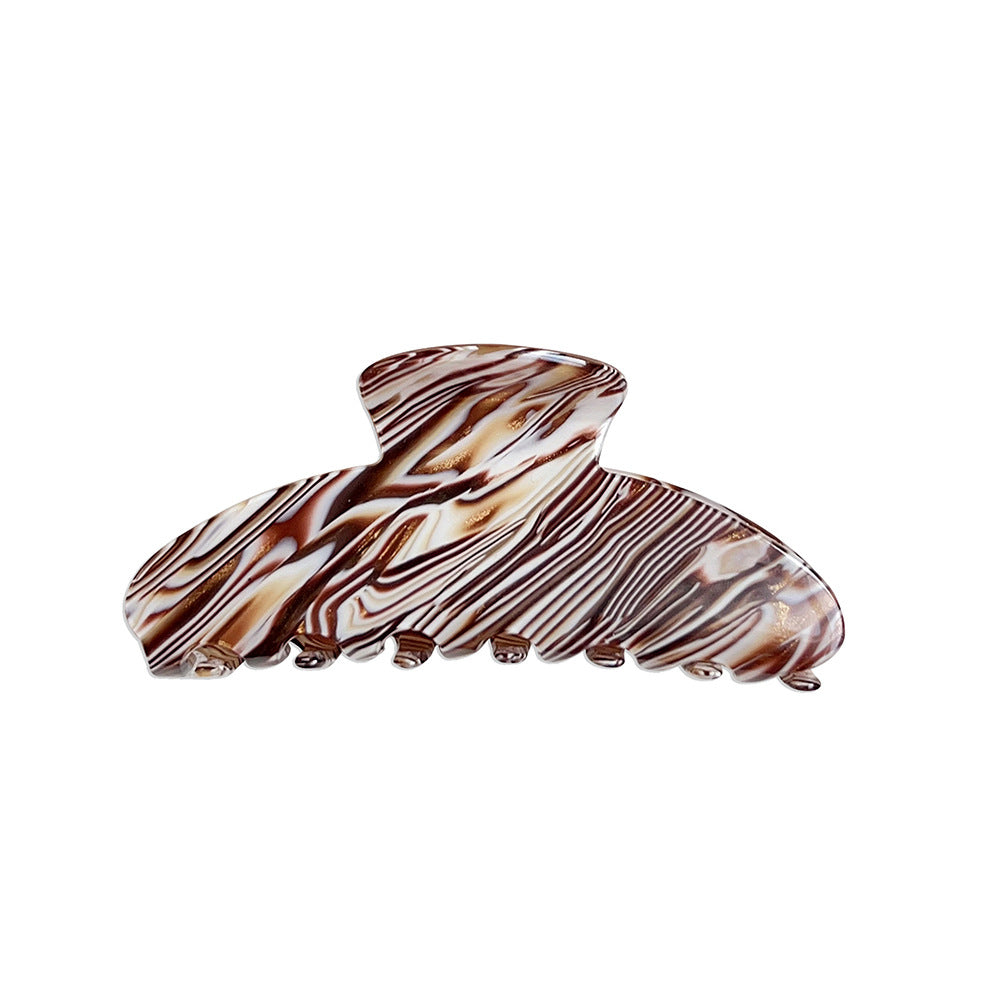 Marble Striped Hair Claw - DippedShop Wholesale - #6339