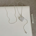 Woven Heart Pendant Necklace - DippedShop Wholesale - #9139