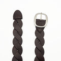 Vintage Twisted Design Wide Leather Belt 6W6JBT165