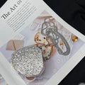 Glitter Rhinestone Acrylic Mini Apple Crossbody Bag 6W10BBG1736