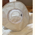 Linen Wide Brim Bucket Hat - DippedShop Wholesale - #8659