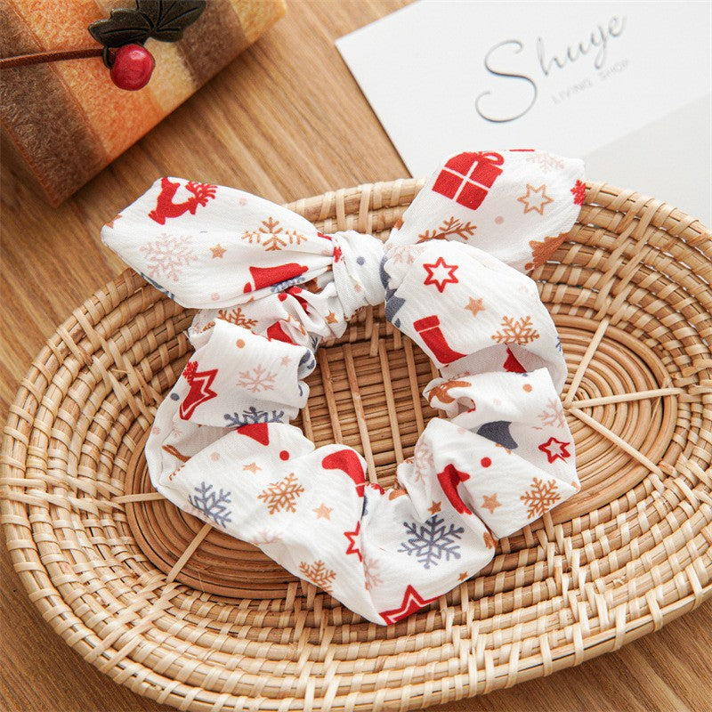 Polka Dot Plaid Hair Scrunchie - DippedShop Wholesale - #6387