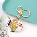 Funny Rhinestones Dolphin Pendant Keychain Bag Charm 6W10BBC632