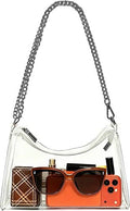 Trendy Transparent JellyCrescent Shoulder Bag 6W10BBG1961