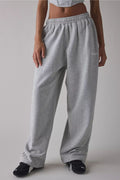 Embroidery Elastic Waist Pants - DippedShop Wholesale - #6627