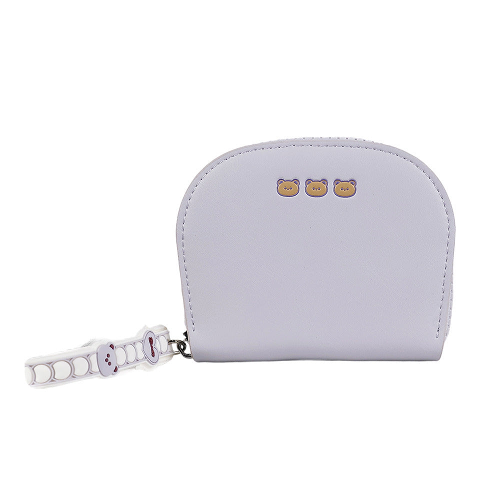 Cute Mini Bear Cartton Coin Purse Card Wallet 6S10BWB96