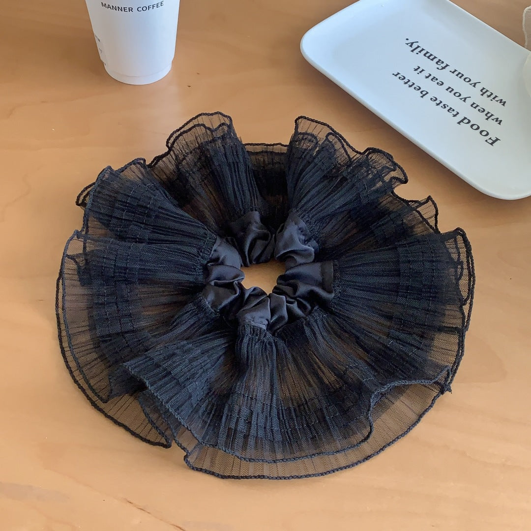 Mesh Elastic Hair Scrunchie - DippedShop Wholesale - #9555