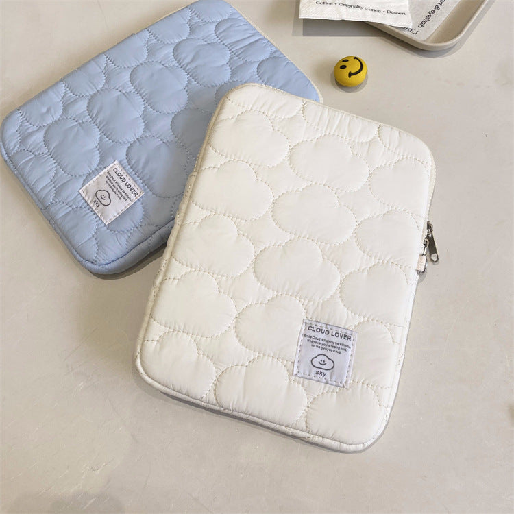 Cute Cloud Puffer Laptop Ipad Protective Bag DPB2918