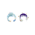 Summer Fresh Enamel Glaze Rhinestones Open Ring 6W6JRG248