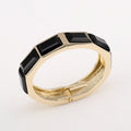 Trendy Wide Enamel Bangle - DippedShop Wholesale - #0611