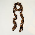 Vintage Leopard Print Silk Scarf 6W6NSI255