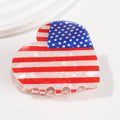 USA Independence Day Flag Hair Clip 8AS6HCP67T