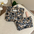Fresh Daisy Jacquard Large Capacity Makeup Bag MK2BW6W10BOB395