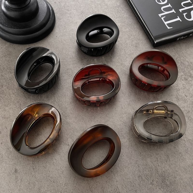 Mini Oval Hair Claw - DippedShop Wholesale - #0275