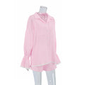 Flounce Solid Homewear Set - DippedShop Wholesale - #6643
