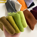 Winter Warm Ribbed Wool-Blend Slouchy Socks 6W8FSO679
