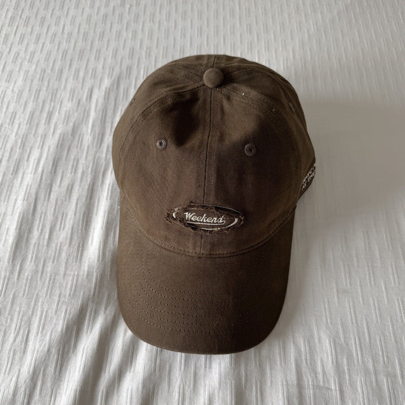Vintage Distressed Letters Embroidery Baseball Caps MK2COW6W6HAT229