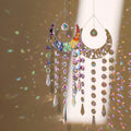 Sparkling Colorful Crystal Moon Sun Catcher 6H7HLS185