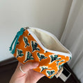 Vintage Floral Print Mini Coin Purse Wallet 6S10BWB150