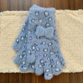 Plush Bowknot Warm Gloves - DippedShop Wholesale - #0259