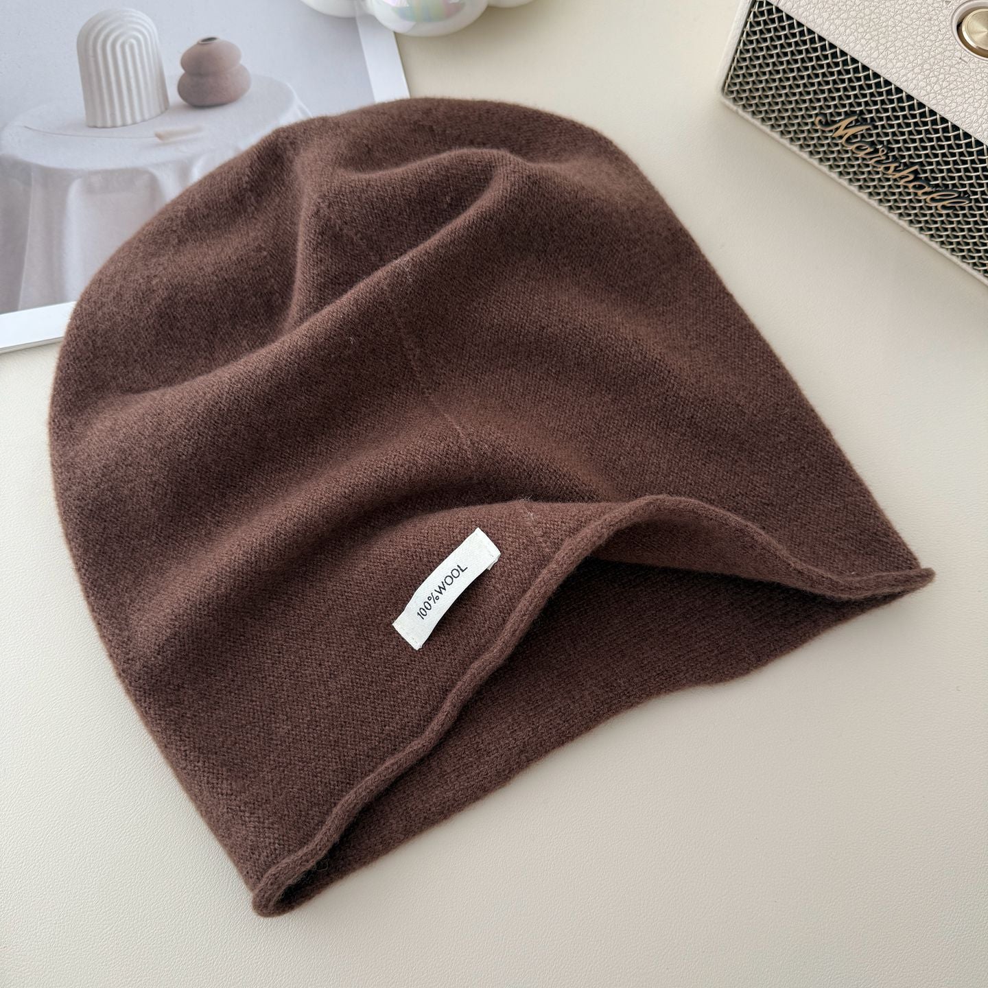 Wool Blend Color Block Beanie - DippedShop Wholesale - #5635
