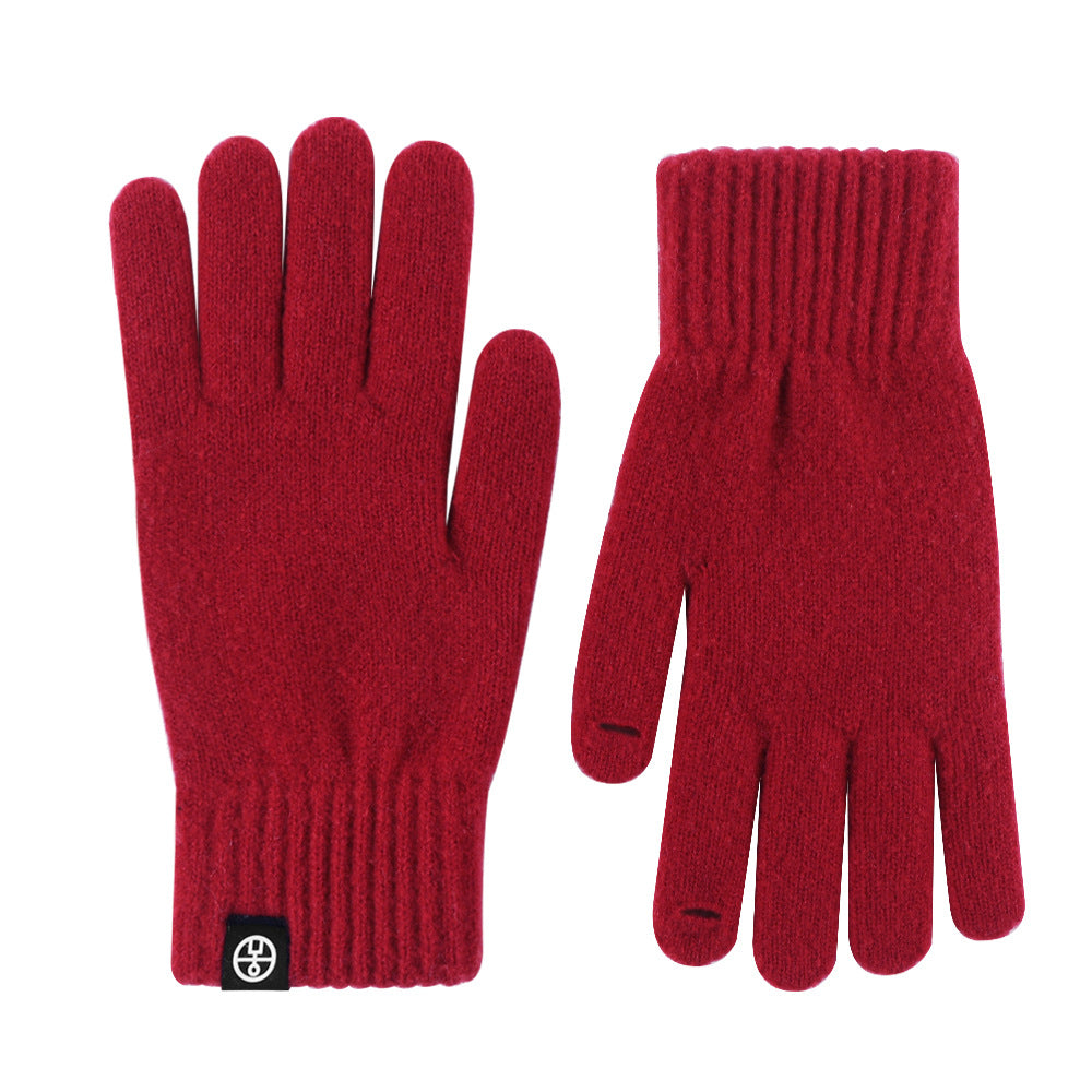 Solid Thermal Knit Gloves - DippedShop Wholesale - #5459