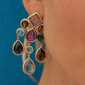 Crystal Teardrop Dangle Earrings - DippedShop Wholesale - #5731