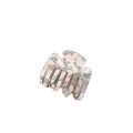 Simple Marble Textutred Acetate Mini Hair Clip 6W6HCP1301
