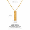 Vintage Rhinestone Gold Plated Pendant Necklace 6W6JNC640